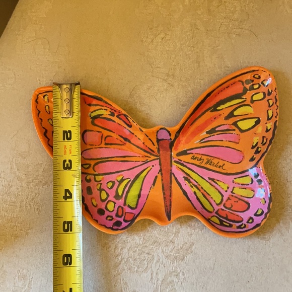 Vintage Andy Warhol pop art melamine snack plate, trinket dish - Picture 7 of 7